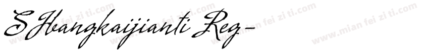 SJbangkaijianti Reg字体转换